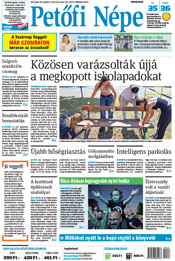 Lapszám: 2025.07.19.