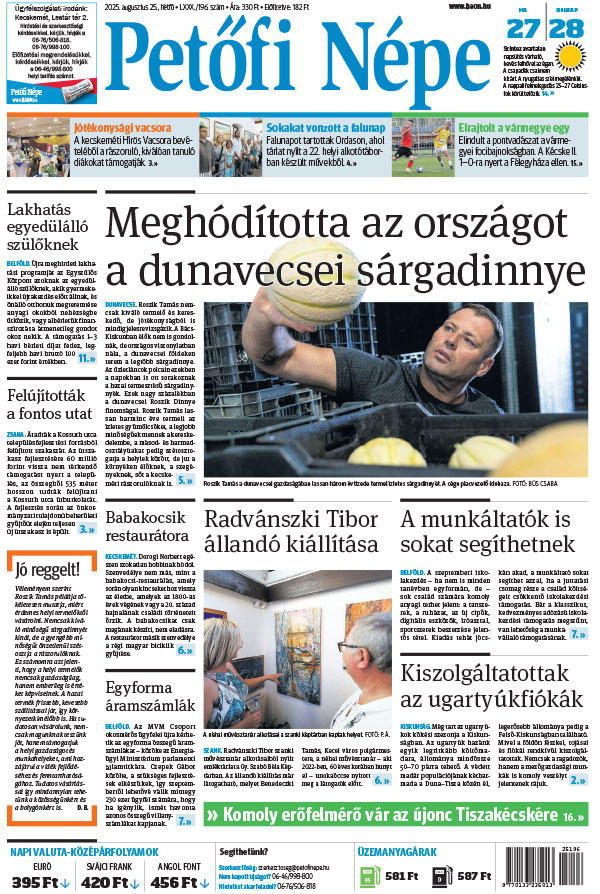 Lapszám: 2025.08.25.