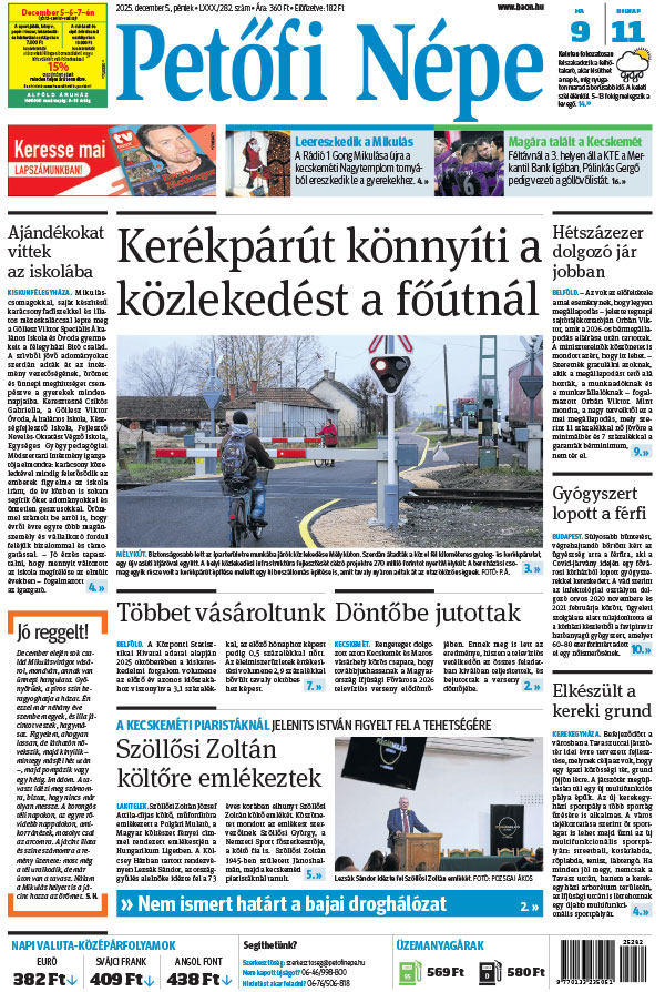 Lapszám: 2025.12.05. + MELLÉKLET