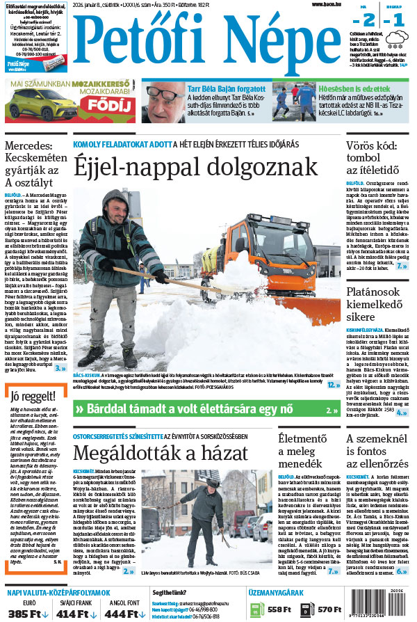 Lapszám: 2026. 01. 08.