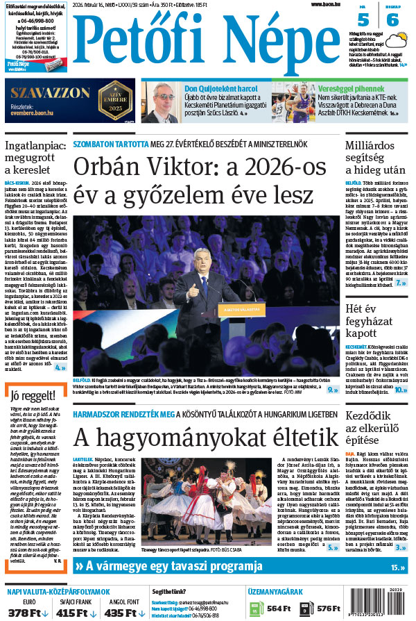 Lapszám: 2026. 02. 16.