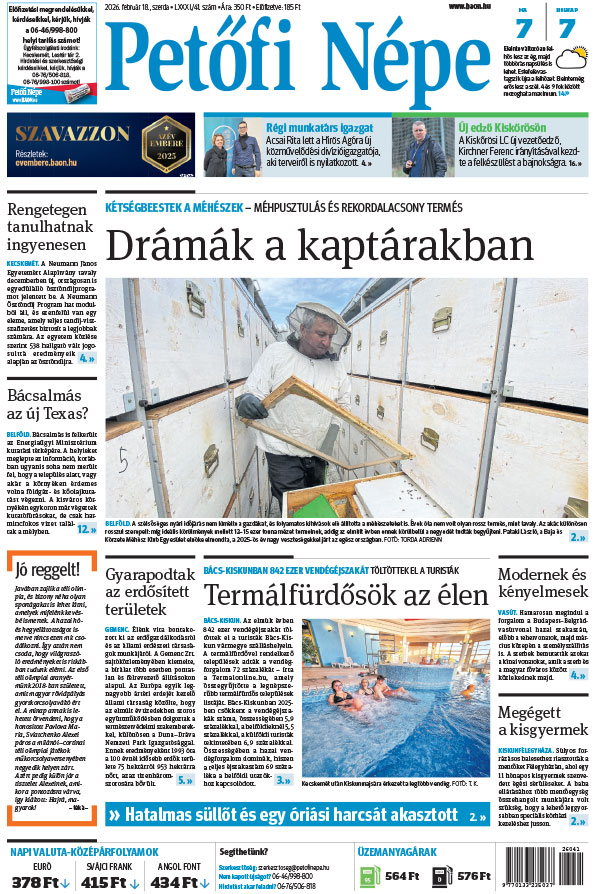 Lapszám: 2026. 02. 18.