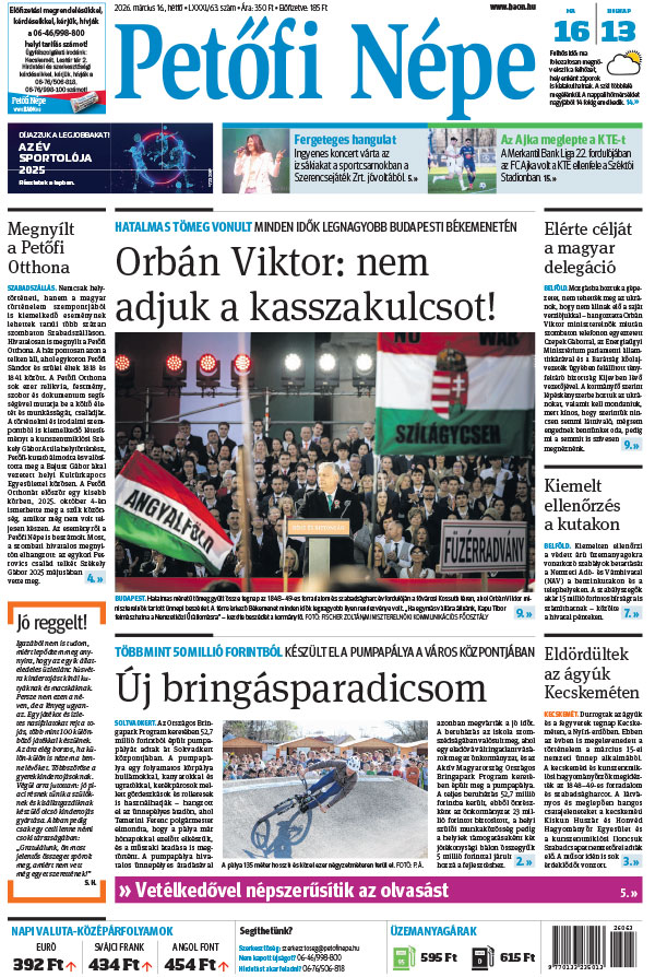 Lapszám: 2026. 03. 16.