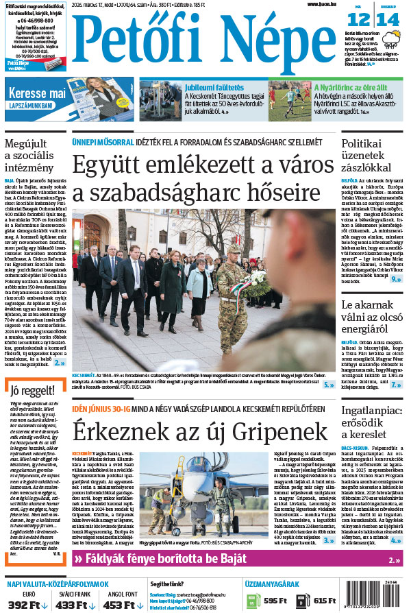 Lapszám: 2026. 03. 17.