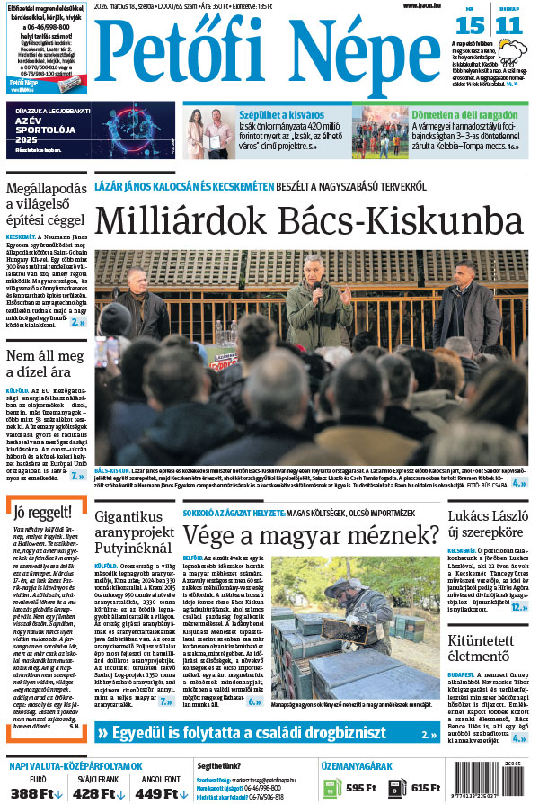Lapszám: 2026. 03. 18.
