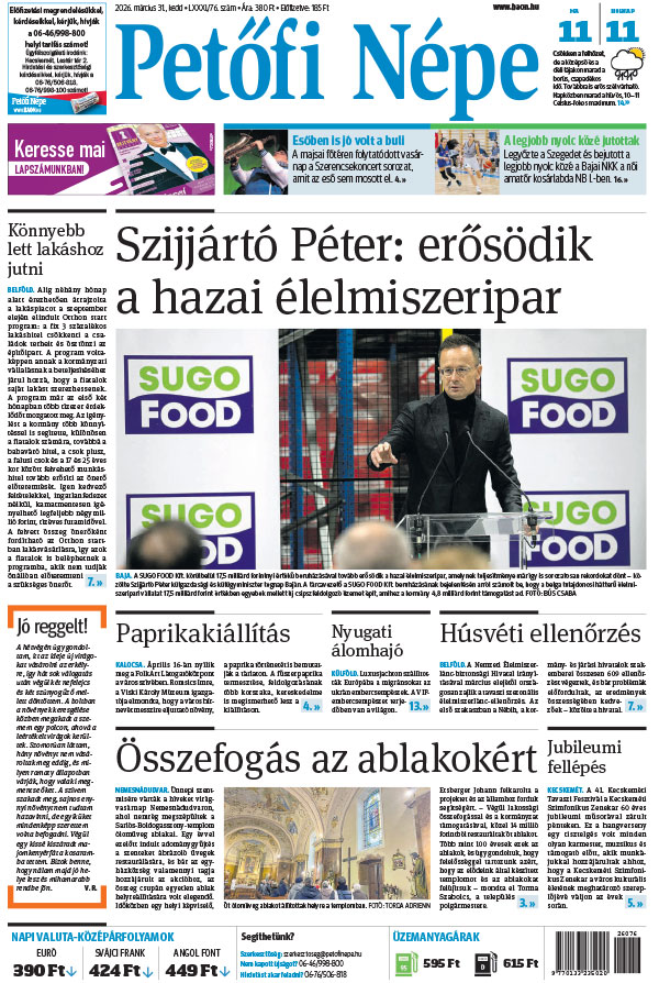 Lapszám: 2026. 03. 31.