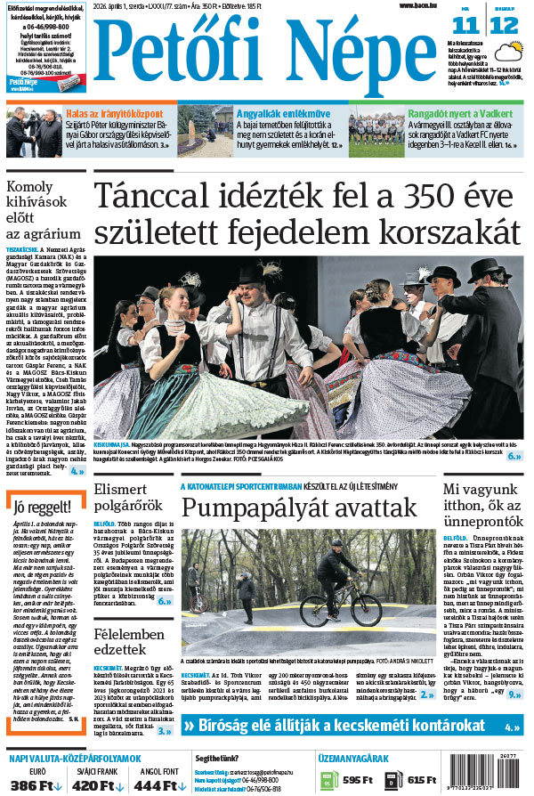 Lapszám: 2026. 04. 01.