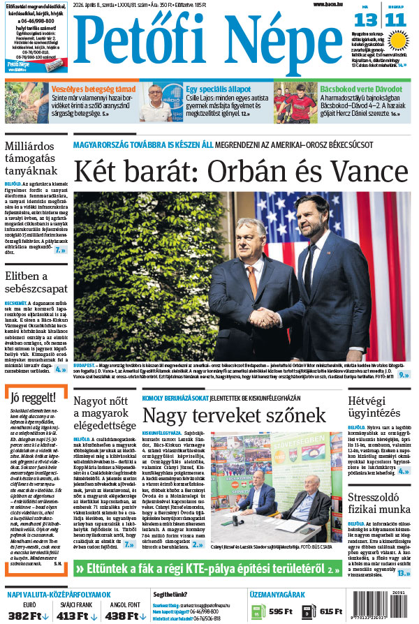 Lapszám: 2026. 04. 08.