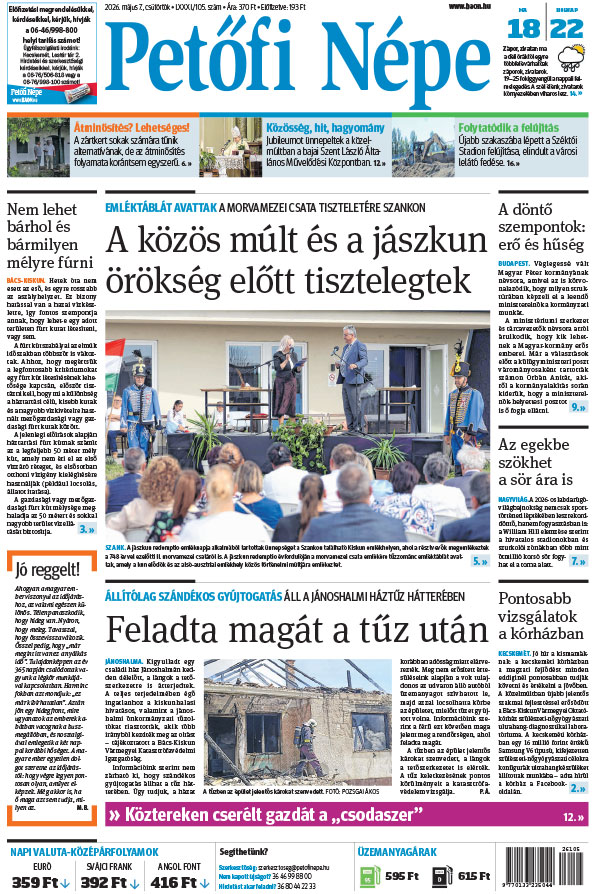 Lapszám: 2026. 05. 07.