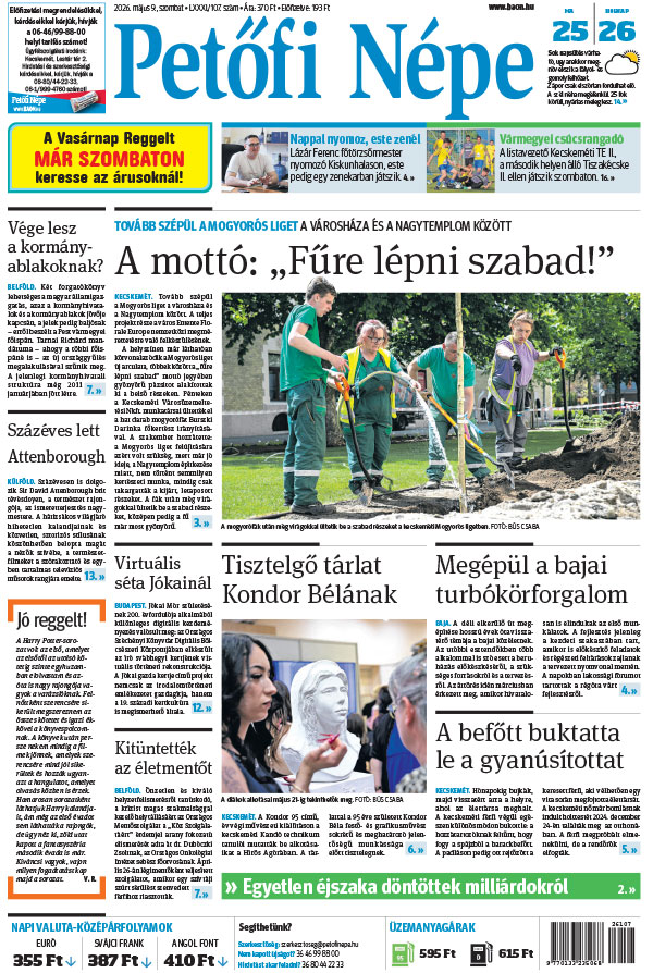 Lapszám: 2026. 05. 09.