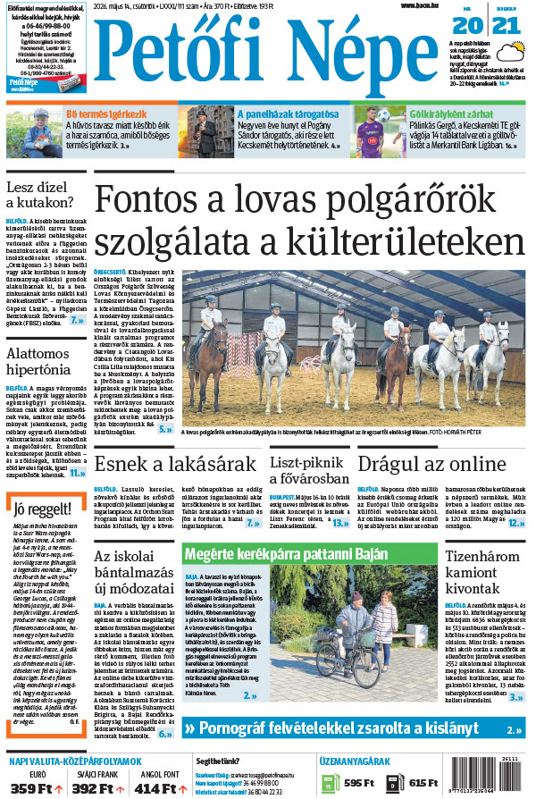 Lapszám: 2026. 05. 14.