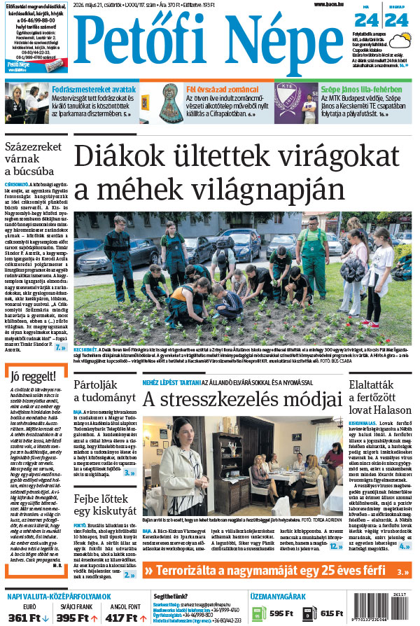 Lapszám: 2026. 05. 21.