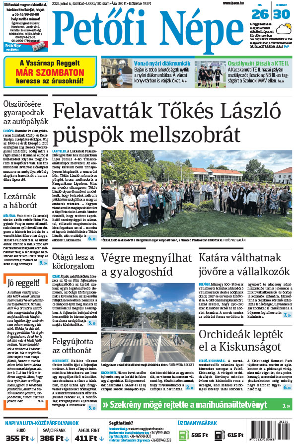 Lapszám: 2026. 06. 06.