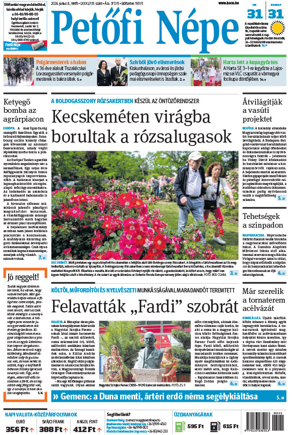 Lapszám: 2026. 06. 08.
